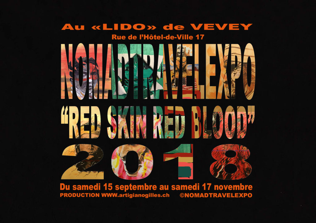 ©NOMADTRAVELEXPO RED SKIN RED BLOOD 2018 au Lido de Vevey